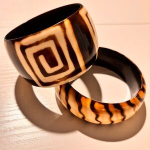 Geometric Patterned Bangles